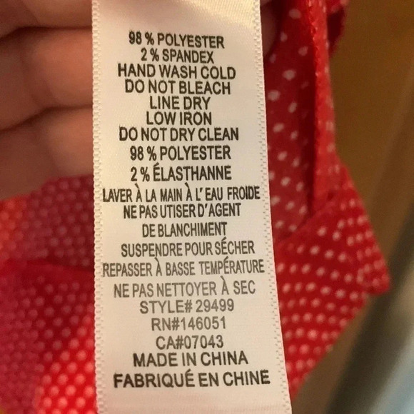 Monteau red polka dot S - Picture 7 of 8